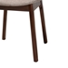 Baxton Studio Darrion Mid-Century Modern Grey Fabric and Walnut Brown Finished Wood Dining Chair - CS004C-Walnut/Light Grey-DC-2PK
