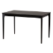 Baxton Studio Darrion Mid-Century Modern Cream Fabric and Black Finished Wood 5-Piece Dining Set - CS004C-Black/Cream-5PC Dining Set