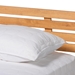 Baxton Studio Joaquin Modern Japandi Rustic Brown Finished Wood Full Size Platform Bed - SW8523-Rustic Brown-Full