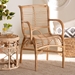 bali & pari Seminyak Modern Bohemian Natural Rattan Lounge Chair - Seminyak-Rattan-Lounge Chair