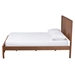 Baxton Studio Carver Classic Transitional Ash Walnut Finished Wood Queen Size Platform Bed - MG0085-Ash Walnut-Queen