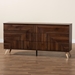 Baxton Studio Graceland Mid-Century Modern Transitional Walnut Brown Finished Wood 6-Drawer Dresser - LV45COD45231WI-CLB-6DW-Dresser