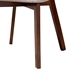 Baxton Studio Dannell Mid-Century Modern Grey Fabric and Walnut Brown Finished Wood 2-Piece Dining Chair Set - CS003C-Walnut/Light Grey-DC-2PK