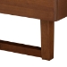 Baxton Studio Bryn Classic and Traditional Grey Fabric and Walnut Brown Finished Wood King Size Platform Bed - MG9765/94043-King