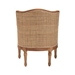 bali & pari Elizette Traditional French Beige Fabric and Honey Oak Finished Wood Accent Chair - SEA689-Light wood-NAT01/White-F00