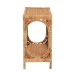 bali & pari Ramona Modern Bohemian Light Honey Rattan Console Table - DCWH1001-Light Honey Rattan-Ramona Console Table