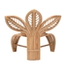 bali & pari Gresham Modern Bohemian Natural Rattan Leaf Accent Chair - Leave-Natural-AC