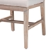 bali & pari Ulric Modern Bohemian White Washed Mahogany Wood Dining Chair - Versa-Cerused White/Brown Rope-DC
