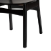 Baxton Studio Linnet Mid-Century Modern Dark Brown Finished Wood and Rattan 5-Piece Dining Set - RH254C-Natural Rattan/DB-Round-5PC Dining Set