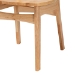 Baxton Studio Camilo Mid-Century Modern Oak Brown Finished Wood and Rattan 5-Piece Dining Set - RH257C-Natural Rattan-Round-5PC Dining Set
