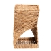 bali & pari Pelleas Modern Bohemian Natural Brown Seagrass and Wood End Table - F232-FT22-Waterhyacinth/Metal-End Table