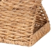 bali & pari Pelleas Modern Bohemian Natural Brown Seagrass and Wood End Table - F232-FT22-Waterhyacinth/Metal-End Table