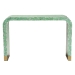 Baxton Studio Didrika Modern Bohemian Seafoam Green Mother of Pearl Console Table - F232-FT36-Console Table