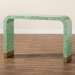 Baxton Studio Didrika Modern Bohemian Seafoam Green Mother of Pearl Console Table - F232-FT36-Console Table