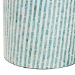 Baxton Studio Draven Modern Bohemian White and Blue Mother of Pearl End Table - F232-FT37-Accent Table