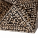 Baxton Studio Feronia Modern Bohemian Black and Bronze Mother of Pearl End Table - F232-FT46-Accent Table