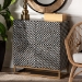 Baxton Studio Belenus Modern Bohemian Two-Tone Black and Grey Mother of Pearl and Gold Metal Storage Cabinet - F232-FT52-Cabinet
