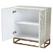 Baxton Studio Quintus Modern Bohemian Multicolor Mother of Pearl and Gold Metal Storage Cabinet - F232-FT53-Cabinet