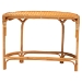 bali & pari Wakana Modern Bohemian Natural Brown Rattan Console Table - DCWH1005-Light Honey Rattan-Lola Console Table