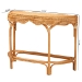 bali & pari Wakana Modern Bohemian Natural Brown Rattan Console Table - DCWH1005-Light Honey Rattan-Lola Console Table