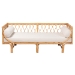 bali & pari Davida Modern Bohemian Natural Brown Rattan Daybed - DCWH10012-Light Honey Rattan-Aliki Daybed
