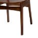 Baxton Studio Giuliana Mid-Century Modern Walnut Brown Finished Wood and Woven Rattan 7-Piece Dining Set - RH253C-Walnut Rattan-Round-7PC Dining Set
