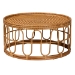bali & pari Phoenix Modern Bohemian Light Honey Rattan Coffee Table
