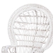 bali & pari Kallima Modern Bohemian White Natural Rattan Peacock Chair - WS042-Solid White Rattan-CC