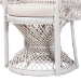 bali & pari Kallima Modern Bohemian White Natural Rattan Peacock Chair - WS042-Solid White Rattan-CC