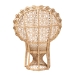 bali & pari Hecate Modern Bohemian Natural Brown Rattan Peacock Chair - WS043-Natural Rattan-CC