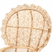bali & pari Hecate Modern Bohemian Natural Brown Rattan Peacock Chair - WS043-Natural Rattan-CC