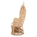bali & pari Nerita Modern Bohemian Natural Brown Rattan Two-Seater Peacock Chair - WS044-Natural Rattan-CC