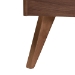 Baxton Studio Demeter Mid-Century Modern Walnut Brown Finished Wood King Size 5-Piece Bedroom Set - Demeter-Ash Walnut-King 5PC Bedroom Set