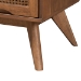 Baxton Studio Demeter Mid-Century Modern Walnut Brown Finished Wood King Size 5-Piece Bedroom Set - Demeter-Ash Walnut-King 5PC Bedroom Set