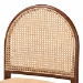 bali & pari Maryland Modern Bohemian Natural Rattan and Acacia Wood 2-Piece Dining Chair Set - Maryland-Wood/Rattan-DC