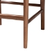 bali & pari Maryland Modern Bohemian Natural Rattan and Acacia Wood Counter Stool - Maryland-Wood/Rattan-CS