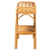 bali & pari Nayana Modern Bohemian Natural Rattan 2-Tier Console Table - DCWH1003-Light Honey Rattan-Emilia Console Table