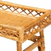 bali & pari Savitri Modern Bohemian Natural Rattan 2-Tier Console Table - DCWH1004-Light Honey Rattan-Lucia Console Table