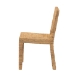 bali & pari Anfield Modern Bohemian Natural Seagrass and Mahogany Wood Dining Chair - Anfield-Mahogany/Seagrass-DC