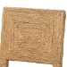 bali & pari Anfield Modern Bohemian Natural Seagrass and Mahogany Wood Dining Chair - Anfield-Mahogany/Seagrass-DC