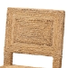 bali & pari Anfield Modern Bohemian Natural Seagrass and Mahogany Wood Counter Stool - Anfield SH60-Mahogany/Seagrass-CS