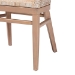 bali & pari Papua Modern Bohemian Antique White Washed Rattan and Mahogany Wood Dining Chair - Papua-Wood/Antil White Wash-DC