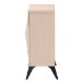 Baxton Studio Draper Mid-Century Modern Two-Tone Light Brown and Black Wood 2-Door Sideboard Buffet - KBL2347-Natural/Black-1DW-Sideboard