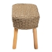 bali & pari Denver Modern Bohemian Natural Seagrass and Acacia Wood Accent Bench - Denver-Natural Seagrass (no backs)-Bench