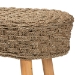 bali & pari Denver Modern Bohemian Natural Seagrass and Acacia Wood Accent Bench - Denver-Natural Seagrass (no backs)-Bench