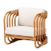 bali & pari Corsa Modern Bohemian Natural Rattan Arm Chair - DCWH0020-Biru Natural Rattan-CC