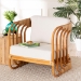 bali & pari Corsa Modern Bohemian Natural Rattan Arm Chair - DCWH0020-Biru Natural Rattan-CC