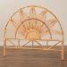 bali & pari Jasmine Modern Bohemian Natural Rattan King Size Standalone Headboard - Jasmine-Light Honey Rattan-King-HB