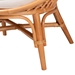 bali & pari Aerin Modern Bohemian Natural Rattan Accent Chair - Aerin-Light Honey Rattan-CC