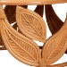 bali & pari Raflesia Modern Bohemian Natural Rattan Coffee Table - Raflesia-Light Honey Rattan-CT